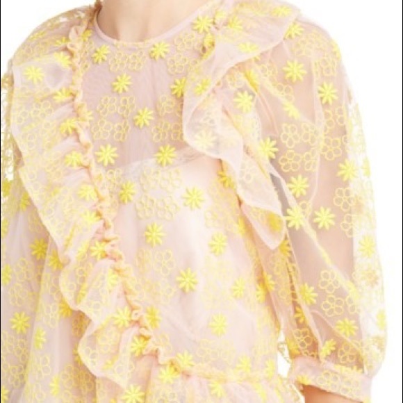 Simone Rocha Diagonal Frill Top - Picture 4 of 8